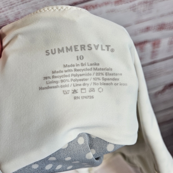 Summersalt polka dot ruffle oasis one-piece swimsuit - Picture 7 of 16